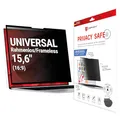 Displex PRIVACY SAFE Wiederablösbarer 2-Wege Blickschutzfilter für Laptop/Notebook (randlos/frameless) 15,6'' (16:9), 35,1 x 20,4 cm, Befestigung ohne Klebstoff, abnehmbar, glänzende Blickschutzfolie