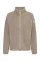 derbe Damen Fleecejacke Kuschelby - Beige 44 - Teddy | Fleece | Weich | Übergangsjacke