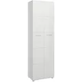 Garderobenschrank LIVING CHARM "Merano", weiß, B:58,9cm H:197cm T:37cm, Schränke, Breite ca.59