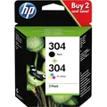 Orignal HP 304 Multipack BK+COL für Deskjet 2620 2621 3720 Envy 5020 5030 503...