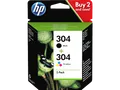 HP 304 Tintenpatrone Schwarz/Cyan/Magenta/Gelb (3JB05AE)