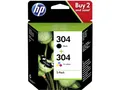 HP 304 (3JB05AE) - Schwarz + 3 Farben - Druckerpatrone - Multipack