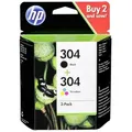 HP 3JB05AE Tintenpatronen schwarz/3-farbig No. 304