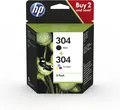 HP Tintenpatrone Nr. 304 Schwarz/dreifarbig (ca. 120/100 S.), BRANDNEU