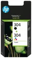 HP Nr.304 Druckerpatronen Schwarz, Cyan, Magenta, Gelb 4 ml 2 ml 120 Seiten
