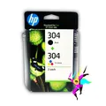 ORIGINAL HP 304 MULTIPACK SCHWARZ COLOR - 3JB05AE - DESKJET 5050 B-WARE MwSt