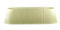 Lampenschirm  in Oval für Hängeleuchte Faltenplissee Beige PL 110-95-30