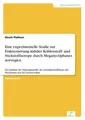 Eine experimentelle Studie zur Fraktionierung stabiler Kohlenstoff- und Sticksto
