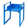 PROREGAL Fassregal für 30-60 Liter Fässer UNO | HxBxT 58x45,6x64cm | Lichtblau | Regal Fässer Fässerregal Standregal