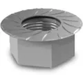 K2 Systems Sperrzahnmutter M10 DIN6923 A2 1000042 1000042 EDELSTAHL A2 100 Stück