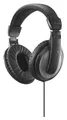 Hama 221782 ShellTV II Over Ear Kopfhörer Kabelgebunden (Schwarz, Dunkles Grau)
