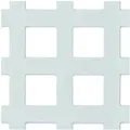 Lochblech, Lochung Quadr. 10 X 10 Mm, Alu Silber Elox.,bxlxs 200 X 1000 X 0,8 Mm - Alberts