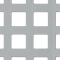 Alberts 468163 Lochblech | quadratische Lochung | Aluminium, silberfarbig eloxie