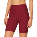 Merry Style Badeshorts Damen Lange Shorts Kurze Leggings MS10-333 rot 42