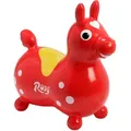 Cavallo Rody Sprungpferd, Hüpfpferd, Hüpftier, Sprungtier aufblasbar, Rot