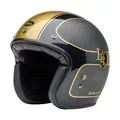Helm Jet Cafe Racer BELL CUSTOM 500 CARBON 22.06 Rolandsand Players Schwarz Gold