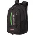 Geräumiger Rucksack mit belüftetem Nassfach und Laptoptasche, 34x23x43 cm - Schwarz