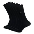 BOSS Herren Business Socken Strümpfe RS Uni Colors CC 3 Paar, Farbe:Schwarz, Größe:47-50, Artikel:-001 black