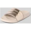 adidas Sportswear Badeschuhe mit Metallic-Detail Modell 'ADILETTE SHOWER' in Beige, Größe 39