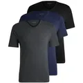 BOSS V-Shirt T-Shirt VN 3P CO (Packung) blau M (48)