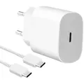 Samsung Ep-ta800ewe + Ep-dg980bwe 25w Usb-c-ladegert Silber Silber One Size - Silber