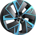 CMS C32-Aero diamond black blue 8x19 ET34 - LK5/112 ML66.5 Alufelge blau