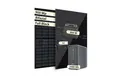 VALE Balkonkraftwerk Kompaktes Solaranlage Set Bifazial mit Speicher & Wechselrichter, (im Set mit Marstek Speicher & Wechselrichter, Full Black, 880-920 Wp), Plug&Play, BKW, Solarmodul, Photovoltaik Set, Wifi, App-Steuerung