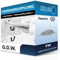 Für VW Caddy California V Camper 09.2020-jetzt G.D.W. Anhängerkupplung abnehmbar