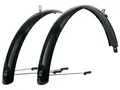 SKS Schutzblech Bluemels Basic 24" 60mm Set schwarz glanz