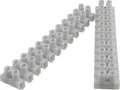 Unitec 2x Lüsterklemmen Verbindungsklemme 12polig x 1,5-6,00mm² weiß VDE