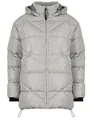 ROADSIGN australia Damen Jacke Langer Steppmantel für kalte Tage grau, M