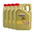 CASTROL Power 1 4T 20W-50 2-Rad Motorenöl API SN, JASO MA2, 4x4 Liter