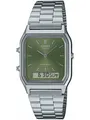 Casio AQ-230A-3AMQYES Unisex Edelstahl VINTAGE COLLECTION silber