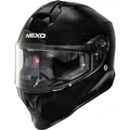 Nexo Integralhelm Basic III Motorradhelm Helm Motorrad Mopedhelm, herausnehmbares Komfortpolster, mehrfache Be-, Entlüftung, Nasen-, Kinnwindabweiser, klares Visier, Ratschenverschluss,