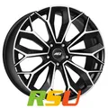 AEZ Leipzig black polished 9x20" ET35 LK5 112 ML 66.6 Alufelgen 20 Zoll