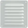MARLEY Lüftungsgitter, eckig, Aluminium, weiß - weiss