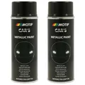 Lackspray schwarz metallic 2x 400ml Motip Car's Effektlack by Dupli-Color