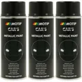 Lackspray schwarz metallic 3x 400ml Motip Car's Effektlack by Dupli-Color