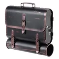 Stelling® BRIEFKASTEN Handarbeit Antik Kupfer - Silber - Bronze - Gold Look Tasche Ranzen Zeitungsrolle Farbe: Schwarz-Kupfer | Entnahme: Rechts