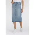 Levi's® Jeansrock HR BACK SLIT SKIR mit Schlitz hinten blau 25