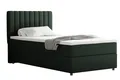 Homesy Boxspringbett EVEREST – Komfortables Einzelbett im modernen Trenddesign (Bett inkl. einem Bettkasten und Topper), Große Auswahl an Polsterfarben