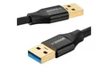 SEBSON USB Kabel 1m - Typ A auf A - USB 3.0 - 5 Gbit/s Datenübertragung Smartphone-Kabel, (100 cm)
