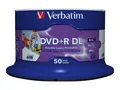 Verbatim 50 x DVD+R DL - 8.5 GB 8x - mit Tintenstrahldrucker