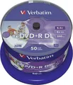 Verbatim 43703 DVD+R DL Rohling 8.5GB 50 St. Spindel Bedruckbar