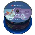 1x50 Verbatim DVD+R Double Layer 8x Speed, 8,5GB wide printable DVD+R 12cm