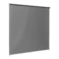 Ventanara® Außenrollo Screen Rollo Senkrechtmarkise Balkonrollo Sichtschutz Rollo Beschattung 210 x 230 cm Anthrazit