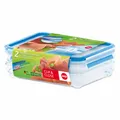 Emsa Clip & Close Aufschnittbox Set 0.6 L Brotdose Frischhaltebox Käse-Wurstbox