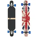 Flex1 bis 122kg - Camber Longboard (Flex1 bis 122kg, England - Ahornholz)