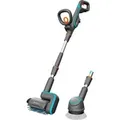Akku-Multi-Reiniger AquaBrush Universal 18V P4A solo, Hartbodenreiniger grau/türkis, ohne Akku und Ladegerät, POWER FOR ALL ALLIANCE