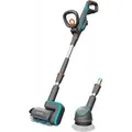 GARDENA Akku-Niederdruckreiniger AquaBrush Universal 18V P4A solo - Akku-Multi-Reiniger - grau/türkis grau